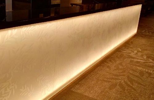 Glass Counters Maximum size of 3210 x 2250mm