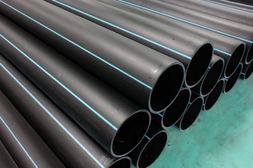 HDPE Pipes, For Drinking Water, Utilities Water, Plumbing, Color : Black