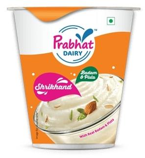 Prabhat Badam and Pista Flavored Shrikhand