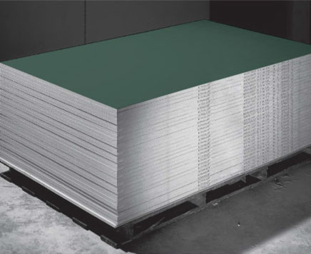 MOISTURE RESISTANT GYPSUM BOARDS