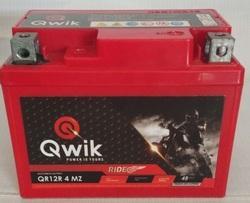 Qwik Bike Battery (4MF), For Vehicle Use, Certification : ISI Certified