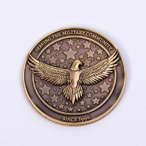 Customized Soft Enamel 3D Military Challenge Coin