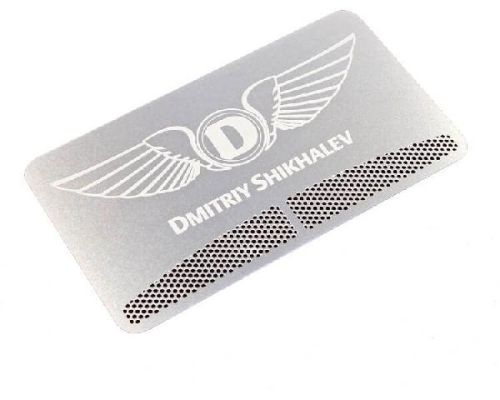 Gold Stainless Steel Metal Business Cards