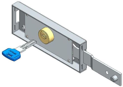 Right Roller Shutter Lock Computer Key Shifted Bolt