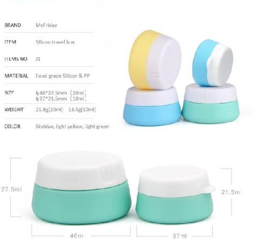 20ml Silicone Cream Cosmetic Jar