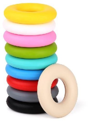 Loose Teething Ring Silicone Beads