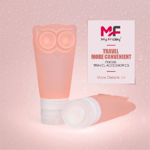 New Design Silicone Empty Travel Toiletry Bottles