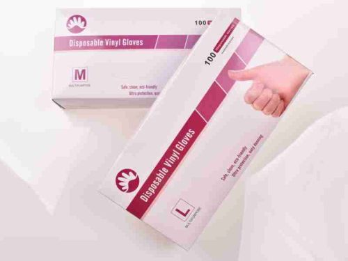 White Latex Gloves, Tattoo Powder Free Disposable Latex Gloves