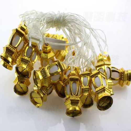 Gold Lantern String Lights