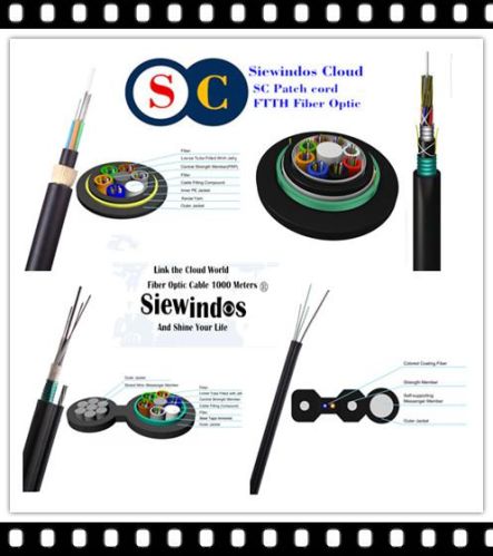 Siewindos Link SL Fiber Optical Cables (ADSS, FTTH, GYXTC8Y)