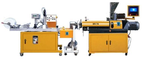 PLC Control Single Screw Plastic Sheet Extrusion Line