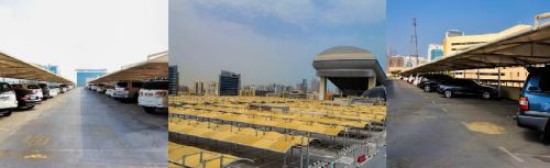 Rooftop Car Parking Shades