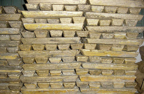 Brass Ingots, Color : Golden Yellow