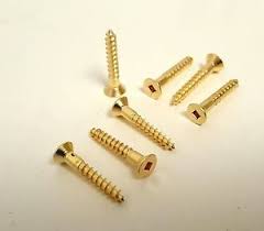 Brass Screws, Color : Golden