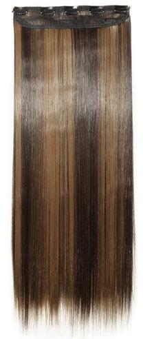Brown & Golden 5 Clip Straight Hair Extension