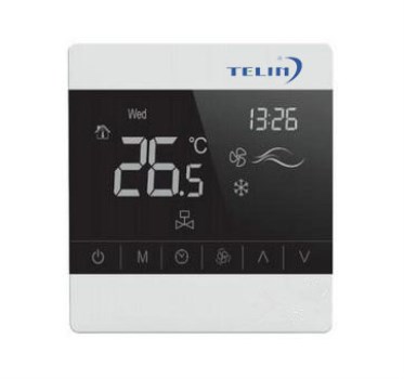 AC838 Digital Touch Screen Thermostat, Brand Name : TELIN