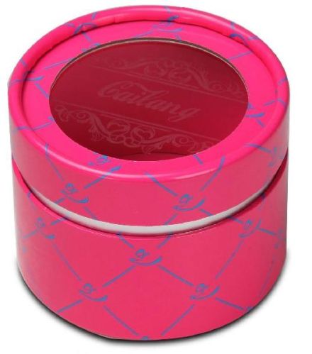 PET Window Rolled Cylinder Box