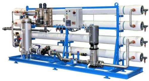 Industrial reverse osmosis plant