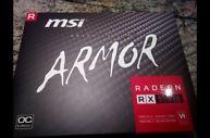 MSI Radeon RX 580 ARMOR OC 8GB GDDR5 Video Card