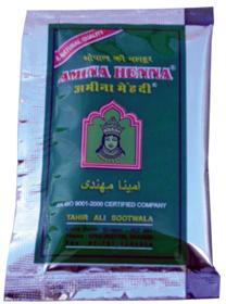 Amina Henna Herbal Heena Powder, Packaging Type : PP Bag