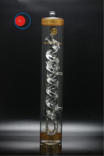 Long Shape Tiny Mouth Dragon Glass Craft