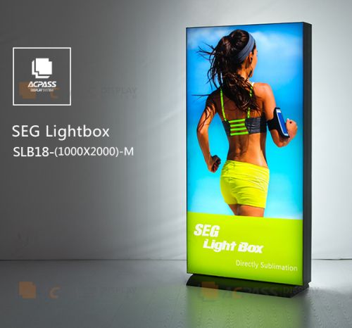 Aluminum SEG Light Box SLB18-1000x2000mm-M, Brand Name : ACPASS