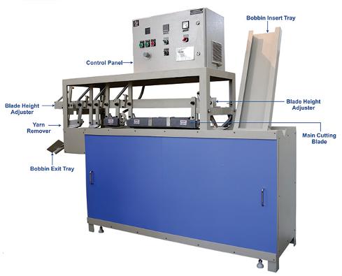 Waste Yarn Bobbin Cutting Machine