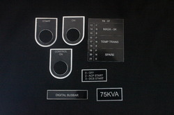Control Panel Name Plates