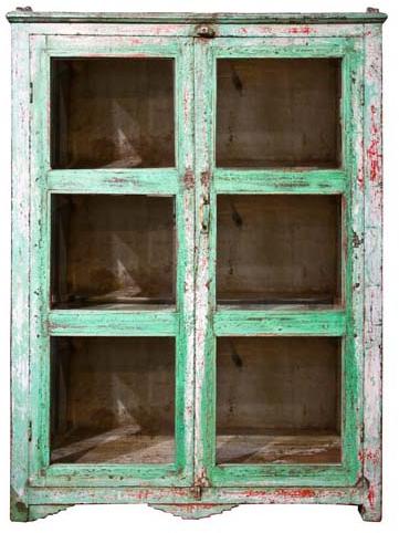 OLD GLASS CABINET