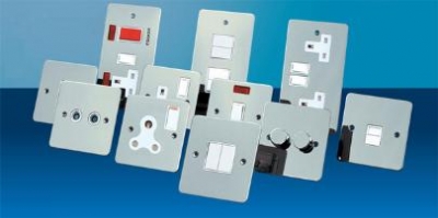 Switch and Sockets Chrome Stainless Steel