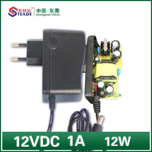 12vdc 1a 12w Plug Power Supply Adapter