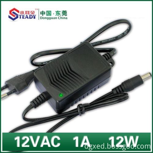 12VDC 1A 12W Power Supply