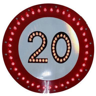 Round LED Speed Limit Sign, Voltage : 12/24V