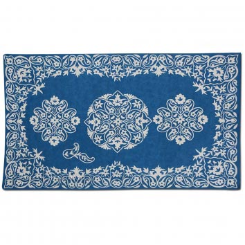 Feroz Wool Embroidered Traditional Handmade Rug, Size : L-82 Cm X W-54 Cm