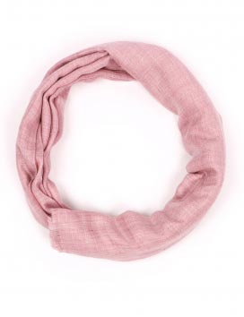 Pink Melange Organic Natural Handmade Cashmere Scarf