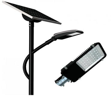 Solar street light, Finishing : Chrome Finish