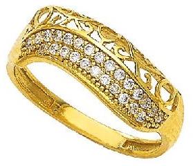 LADIES RINGS STUDDED