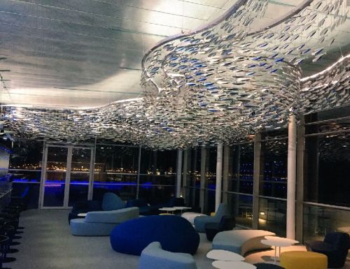 Custom Made LARGE MODERN CHANDELIERS Glass Lighting Fixture