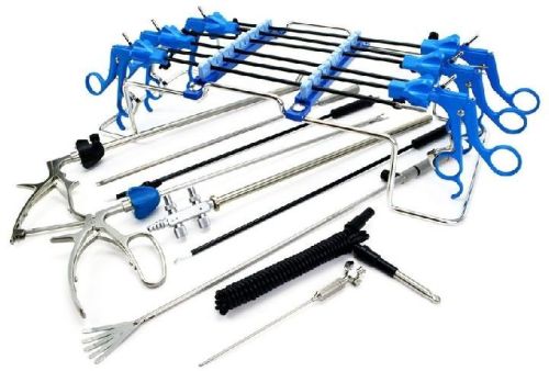 Stainless Steel Laparoscopy Set, For Surgery