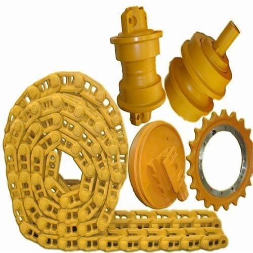 Polished Metal Excavator Undercarriage Parts, For Industrial, Color : Yellow