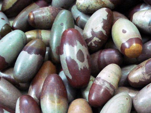 Polished Narmada Stone 4 Inch Shiva Lingams For Making Shivling