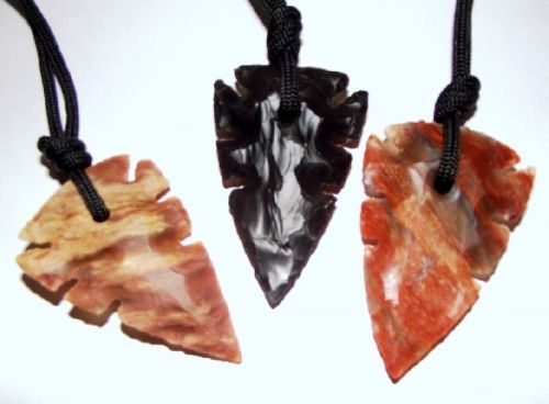 Plain Polished Arrowhead Pendant