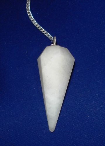 Gemstone Snow Quartz Pendulum For Jewellery