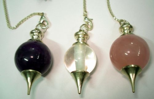 Gemstone Sphere Pendulums For Jewellery Usage