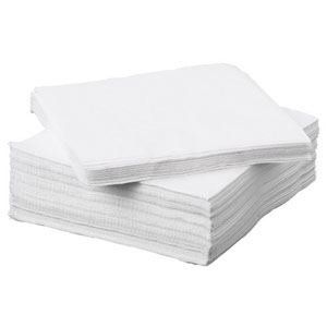 Plain Napkins, Size : 40*40 Cm