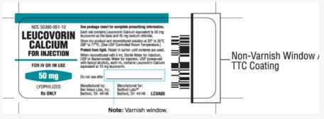 LEUCOVORIN CALCIUM INJECTION USP 50 MG