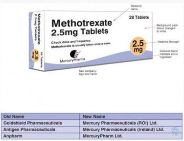 METHOTREXATE TABLET 2.5MG, Packaging Type : Plastic Bottle