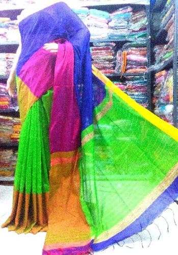 Silk Cotton MAHA Par Saree, Occasion : Bridal Wear, Casual Wear, Festival Wear, Party Wear, Wedding Wear