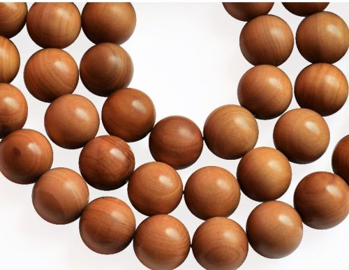 Religious Beads Necklace, Sandalwood Mala, Sandalwood Japa Mala
