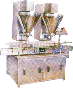 AUTOMATIC DOUBLE HEAD AUGER FILLING MACHINE